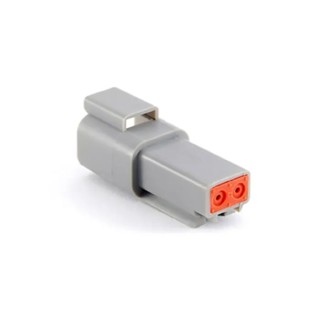 Amphenol Industrial AT Automotive Connector Female Green Cable 2 Way Crimp Termination AT04-2P