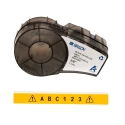 Brady Black on Yellow, Black Label Printer Tape, 9.53 mm Width, 6.4 m Length, Compatible with BMP21 LAB M21-375-595-YL