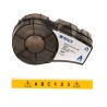 Brady Black on Yellow, Black Label Printer Tape, 9.53 mm Width, 6.4 m Length, Compatible with BMP21 LAB M21-375-595-YL