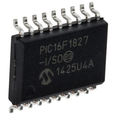 Microchip 8-bit PIC16F1827 Microcontroller 32 MHz 7kB FLASH 18-Pin SOIC PIC16F1827-I/SO