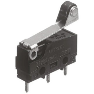 Panasonic Roller Lever Micro Switch, Solder Terminal, 3A Current, 250 V AC, SPCO Contact, IP40 AVT32549-A