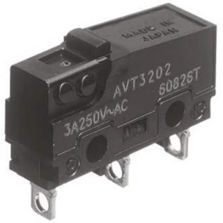 Panasonic Pin Plunger Micro Switch Solder Terminal 3A 250V AC Subminiature AVT32023-A