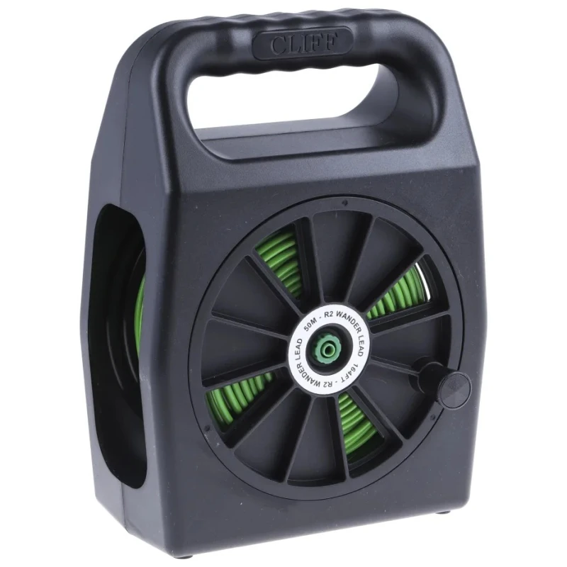 RS PRO Green Test Lead Extension Reel, 50 m Cable Length, CAT II and CAT III Safety, 1000V Rated 187-3801