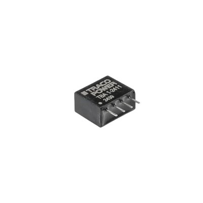 TRACOPOWER DC/DC Converter 5V DC 200mA 1W PCB SIP-4 Package, 21.6-26.4V DC Input, 85°C Max Temp TBA 1-2411