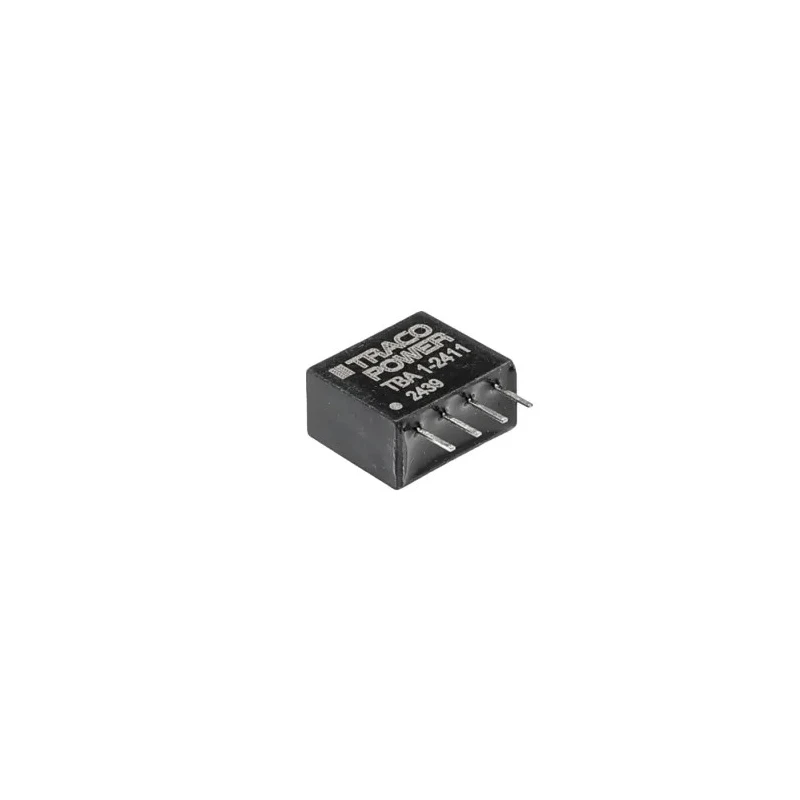 TRACOPOWER DC/DC Converter 5V DC 200mA 1W PCB SIP-4 Package, 21.6-26.4V DC Input, 85°C Max Temp TBA 1-2411