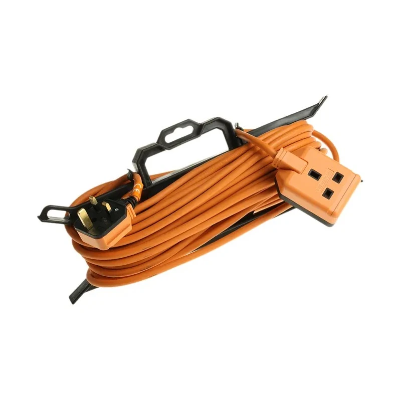 Masterplug 15 m 1 Socket Extension Lead 13A Type G Plug 240V Orange CT1513-MS