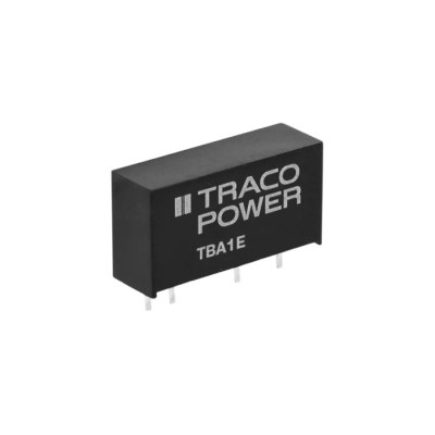 TRACOPOWER 1 Watt DC/DC Converter, 15V DC Output, 66 mA, 4.5-5.5V DC Input, SIP-7 PCB Mount, 85°C Max Temp, Model TBA 1-0513E