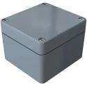 Rose Fibreglass Reinforced Polyester Enclosure Grey Lid IP66 IK08 80x75x80 mm IP66