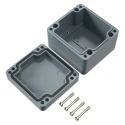 Rose Fibreglass Reinforced Polyester Enclosure Grey Lid IP66 IK08 80x75x80 mm IP66