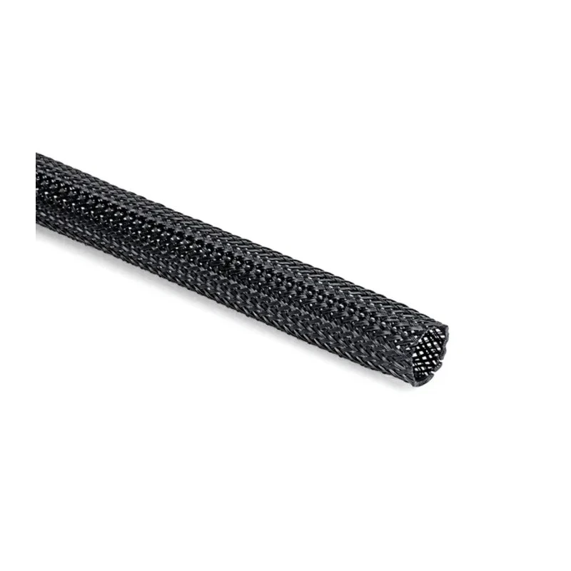 HellermannTyton Expandable Braided Polyethylene Terephthalate Black Cable Sleeve 5m Length 4-11 mm 170-10600 HEGP06-PET-BK