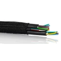 HellermannTyton Expandable Braided Polyethylene Terephthalate Black Cable Sleeve 5m Length 5-12 mm 170-10800 HEGP08-PET-BK
