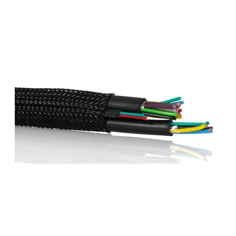 HellermannTyton Expandable Braided Polyethylene Terephthalate Black Cable Sleeve 5m Length 5-12 mm 170-10800 HEGP08-PET-BK