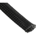 HellermannTyton Expandable Braided Polyethylene Terephthalate Black Cable Sleeve 5m Length 15mm 170-11000 HEGP10-PET-BK