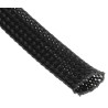 HellermannTyton Expandable Braided Polyethylene Terephthalate Black Cable Sleeve 5m Length 15mm 170-11000 HEGP10-PET-BK