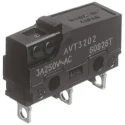 Panasonic Pin Plunger Subminiature Micro Switch, Solder Terminal, 5A, 250 V ac, SPCO AVL32053-A