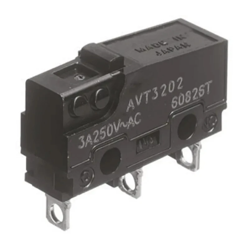 Panasonic Pin Plunger Subminiature Micro Switch, Solder Terminal, 5A, 250 V ac, SPCO AVL32053-A
