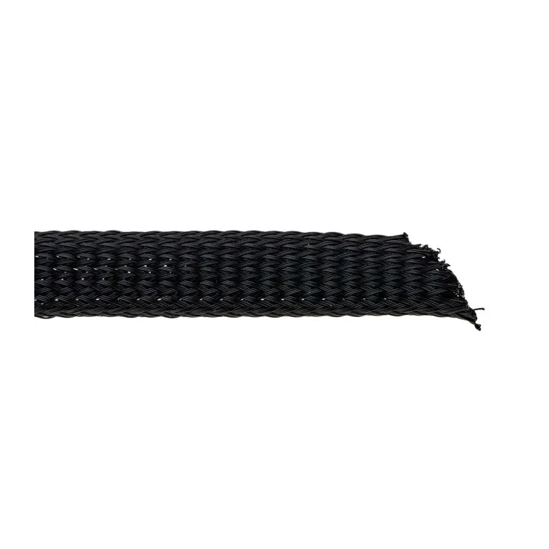 HellermannTyton Expandable Braided Polyethylene Terephthalate Black Cable Sleeve 5m Length 8-17mm 170-11200 HEGP12-PET-BK
