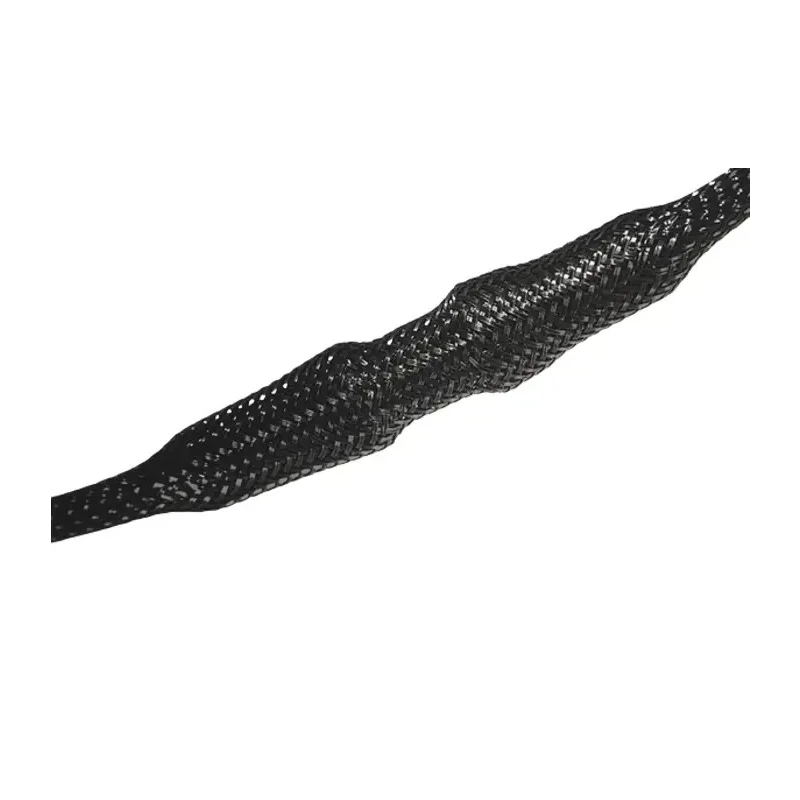 HellermannTyton Expandable Braided Polyethylene Terephthalate Black Cable Sleeve 5m Length 8-17mm 170-11200 HEGP12-PET-BK