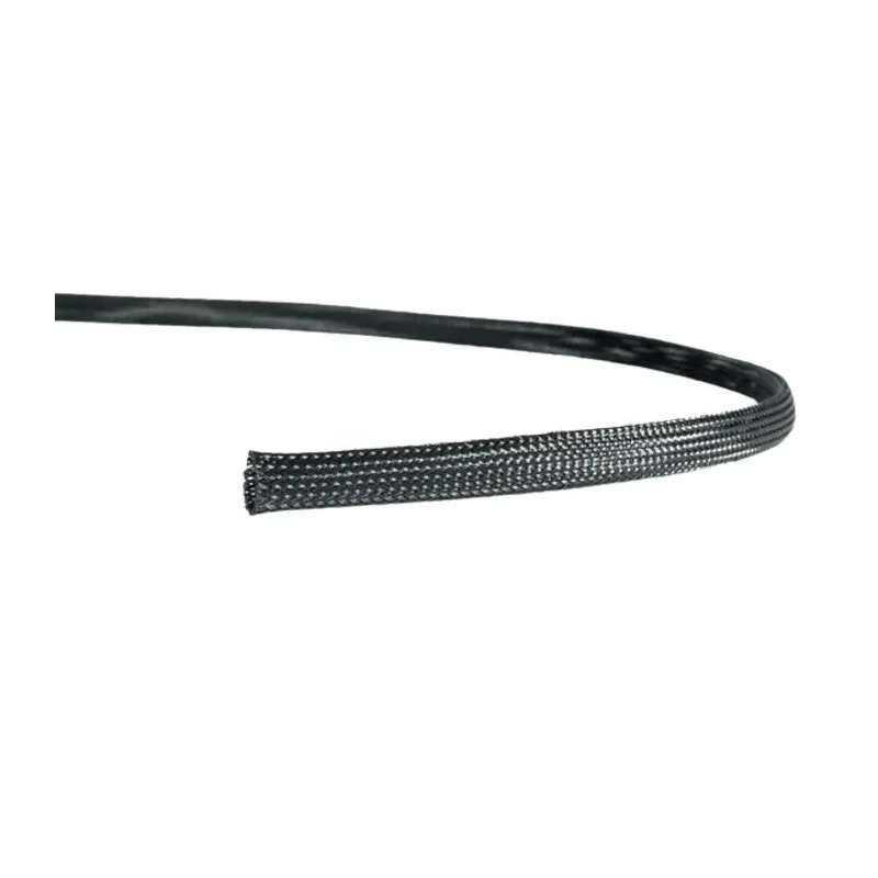 HellermannTyton Expandable Braided Polyethylene Terephthalate Black Cable Sleeve 5m Length 8-17mm 170-11200 HEGP12-PET-BK