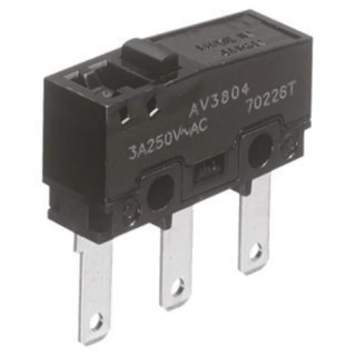 Panasonic Pin Plunger Micro Switch Tab Terminal 100mA 250V ac 30V dc SPCO AVM3805613-A