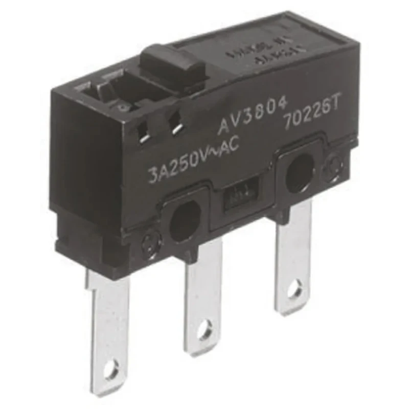 Panasonic Pin Plunger Micro Switch Tab Terminal 100mA 250V ac 30V dc SPCO AVM3805613-A
