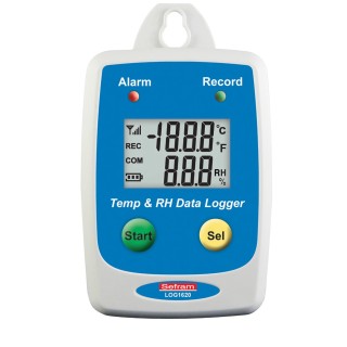 Sefram Temperature Data Logger LOG 1620 with USB Interface, ±1 °C Accuracy, IP65 Rated, Battery Powered SEFRAM LOG 1620