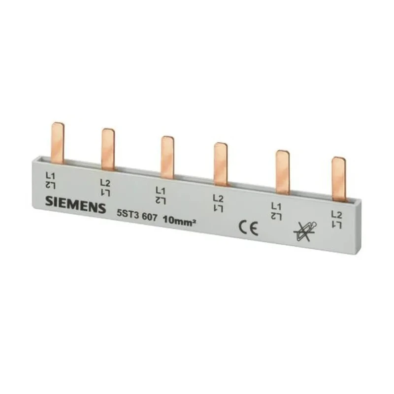 Siemens Copper SENTRON 2 Phase Busbar 27 mm Pitch 63A Current Rating 5ST3611