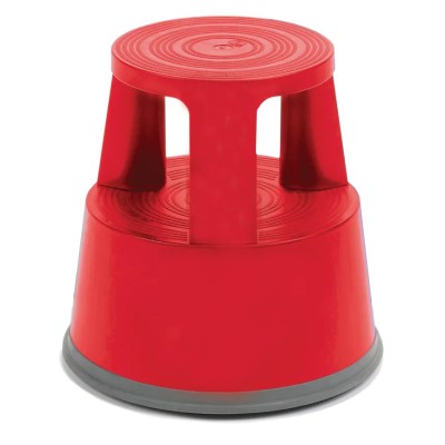 RS PRO 2 Tread Plastic & Rubber Kick Step 0.445mm Platform Height, Red 187-4979
