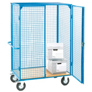 RS PRO Heavy Duty 3 Shelf Castor Trolley, 1150 mm Platform Length, 30 kg Load per Shelf, Rubber Wheel 200 mm 187-4988