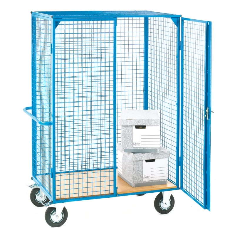 RS PRO Heavy Duty 3 Shelf Castor Trolley, 1150 mm Platform Length, 30 kg Load per Shelf, Rubber Wheel 200 mm 187-4988