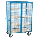 RS PRO Heavy Duty 3 Shelf Castor Trolley, 1150 mm Platform Length, 30 kg Load per Shelf, Rubber Wheel 200 mm 187-4988