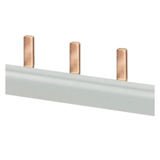 Siemens 5ST37 Series Non-Fuse DIN Rail Terminal Block Grey 10mm² 13 Positions Pin Busbar 5ST3760