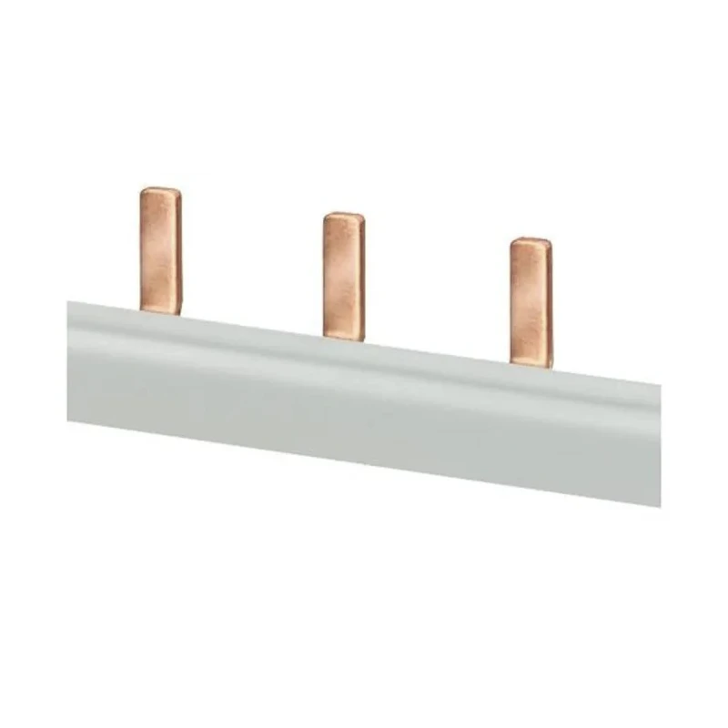 Siemens 5ST37 Series Non-Fuse DIN Rail Terminal Block Grey 10mm² 13 Positions Pin Busbar 5ST3760