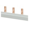 Siemens 5ST37 Series Non-Fuse DIN Rail Terminal Block Grey 10mm² 13 Positions Pin Busbar 5ST3760