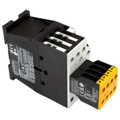 Eaton 3-Pole Contactor 18 A 7.5 kW 400V AC Coil 24V DC 27V DC 191710 DILMS17-23(RDC24)