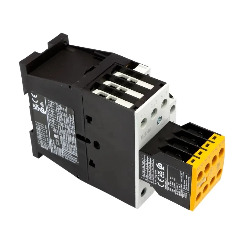 Eaton 3-Pole Contactor 18 A 7.5 kW 400V AC Coil 24V DC 27V DC 191710 DILMS17-23(RDC24)