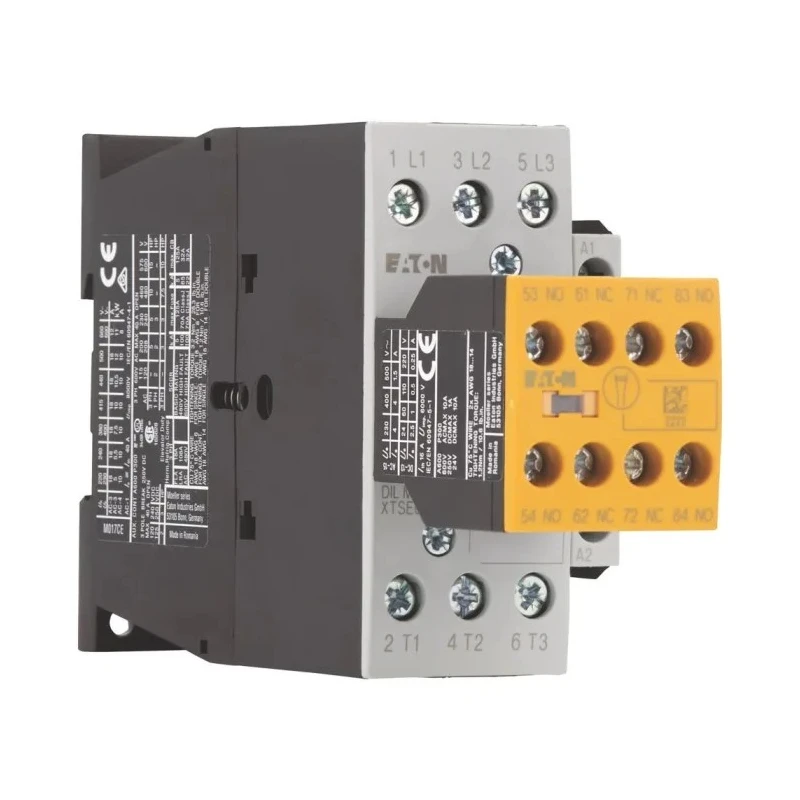 Eaton 3-Pole Contactor 18 A 7.5 kW 400V AC Coil 24V DC 27V DC 191710 DILMS17-23(RDC24)