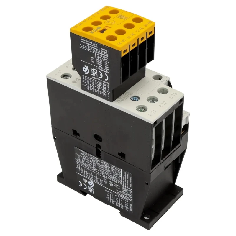 Eaton 3-Pole Contactor 18 A 7.5 kW 400V AC Coil 24V DC 27V DC 191710 DILMS17-23(RDC24)