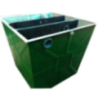 FRP Biogas Storage Tank Capacity 250-500 Liter Green