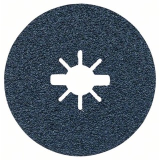 Bosch X Lock Zirconia Aluminium Abrasive Disc 115 mm, 50 Grit, 50 Per Pack 2608619153