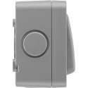 BG Electrical Grey 2 Way Rocker 2 Gang Light Switch, Surface Mount, IP66, 20A, LED Illumination, Storm Series WP42-02