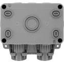 BG Electrical 13A Grey 2 Gang Surface Mount Outdoor Plug Socket Type G British WP24-02