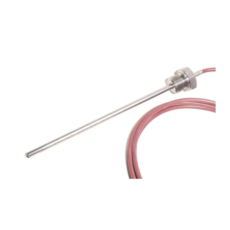 Electrotherm PT100 RTD Sensor 6 mm Diameter, 100 mm Probe Length, Accuracy F0.3, Temperature Range -50°C to 200°C 