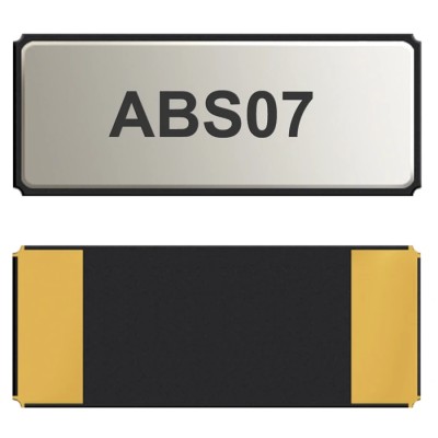 Abracon 32.76 kHz Crystal Unit ±20 ppm Surface Mount 2-Pin 0.9 mm Height 3.2 mm Length 1.5 mm Width ABS07-32.768kHz-9-H-T