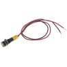 RS PRO Yellow Panel Mount Indicator 24V DC 20mA Lead Wire Termination IP67 Flush 700-1886