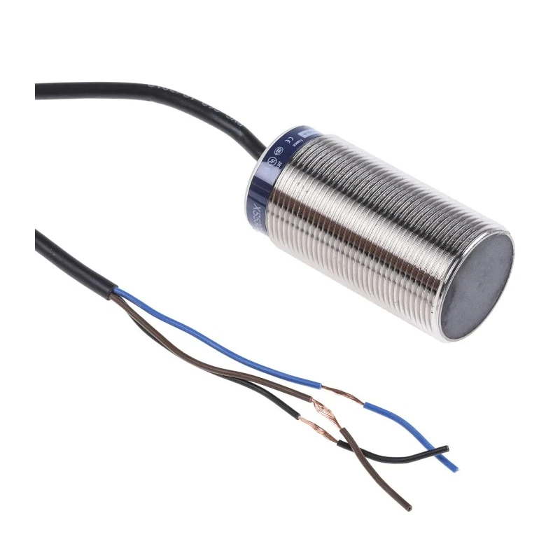 Telemecanique Sensors Threaded Barrel Inductive Proximity Sensor M30 x 1.5, PNP Output, 48 V AC, 58 V DC, 10 mm XS530BLPAL2