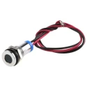 RS PRO Blue Panel Mount Indicator, 2V dc, 20mA, Lead Wire, IP67 Sealed Flush Bezel 700-1909