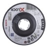 Bosch X Lock Aluminium Oxide Abrasive Grinding Disc, 115 mm Diameter x 6 mm Thickness, 10 Grit, Pack of 10 2608619258