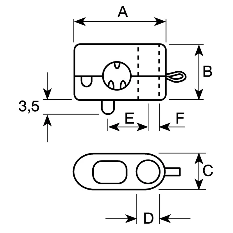 HellermannTyton Black Polyamide 6 Cable Grommet for 7.5 mm to 8.5 mm Cable Diameter 234-10400 KK4-PA6HIR-BK