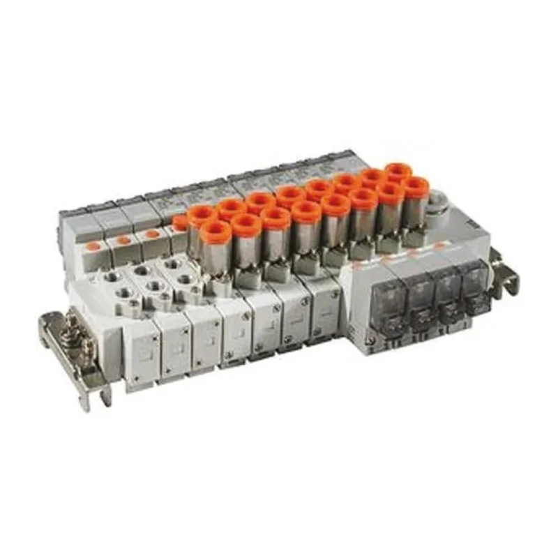 SMC SS5Y Series 2 Station G Thread Push-in Port Aluminium Alloy Manifold Base 